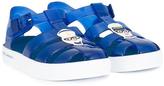 Thumbnail for your product : Dolce & Gabbana Kids designer's patch jelly shoes
