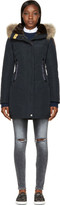 Thumbnail for your product : Parajumpers Navy Hooded Selma Coat
