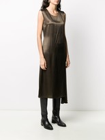 Thumbnail for your product : Andrea Ya'aqov Asymmetric Sleeveless Midi Dress