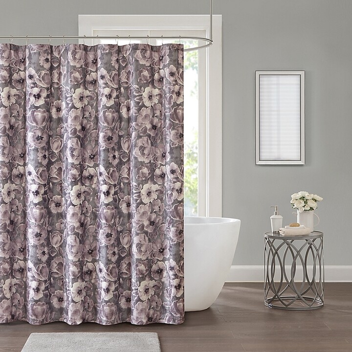 84 Shower Curtain In Purple Style, Ugg Shower Curtain 72 X 84