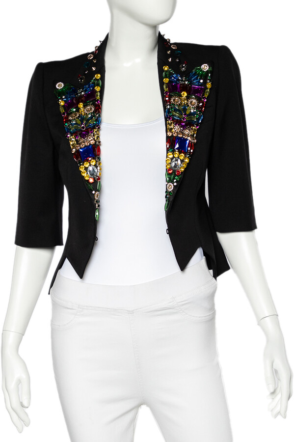 colorful rhinestone jacket