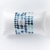 Thumbnail for your product : west elm Diamond Center Stripe Pillow Cover - Pale Harbor