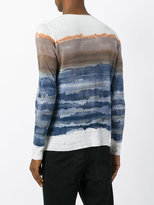 Thumbnail for your product : Roberto Collina blurry stripes slim-fit jumper