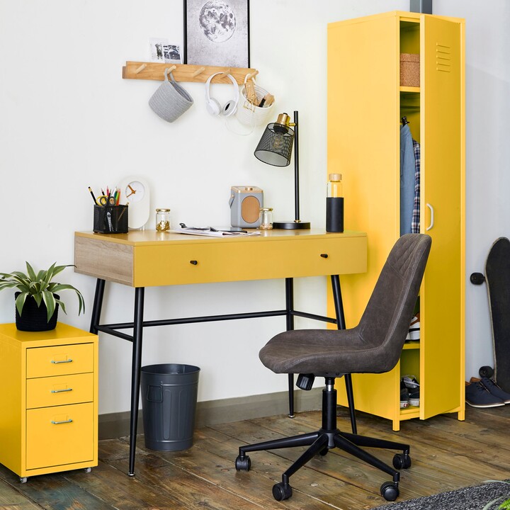 Dunelm 3 Drawer Filing Ochre ShopStyle Chests