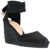 Thumbnail for your product : Castaner lace-up espadrille wedges