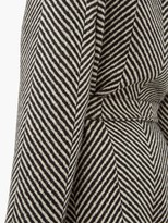 Thumbnail for your product : BLAZÉ MILANO Whistler Herringbone Wool Coat - Black White