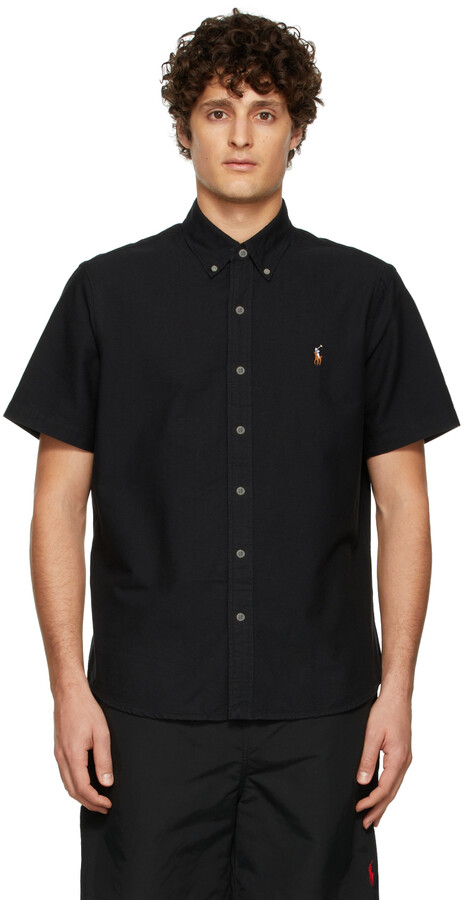 Polo Ralph Lauren Black Classic Oxford Shirt - ShopStyle