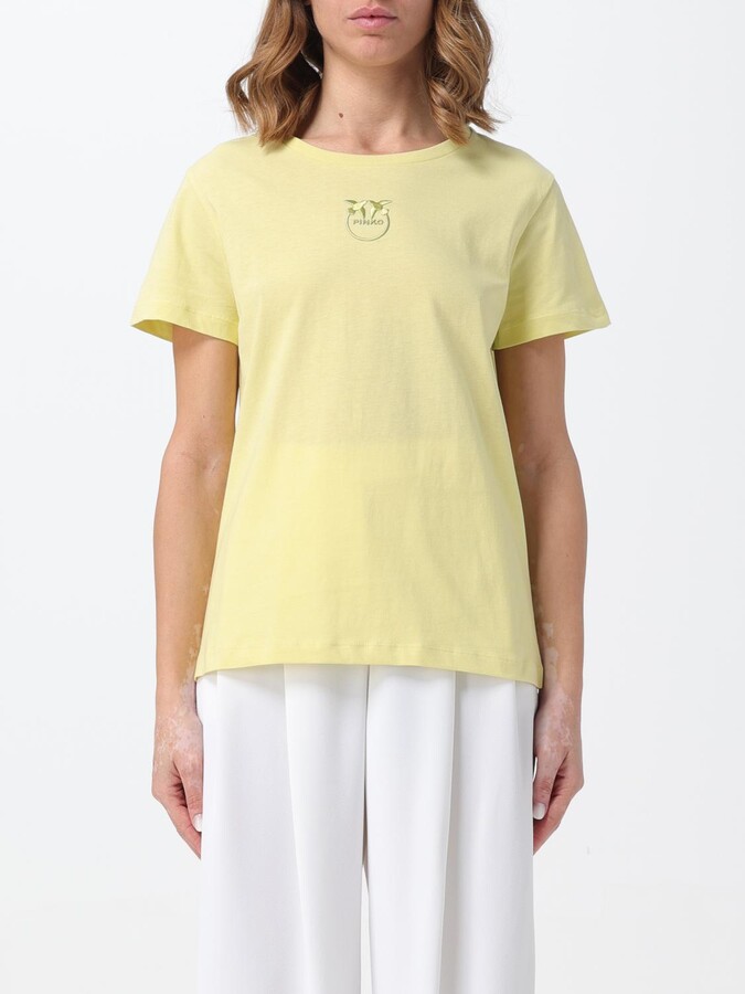 Pinko T-Shirt Woman color Yellow
