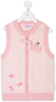 Thumbnail for your product : Mikihouse Miki House embellished knitted waistcoat