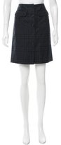 Thumbnail for your product : Burberry Wool Plaid Skirt