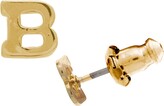 Thumbnail for your product : 2028 14K Gold-Dipped Initial Button Earrings