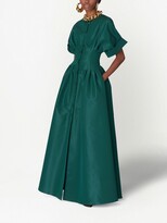 Thumbnail for your product : Carolina Herrera Button-Up Silk Dress