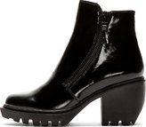 Thumbnail for your product : Opening Ceremony Black Grunge Double Zip Ankle Boots