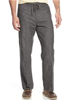 Thumbnail for your product : Tasso Elba Big and Tall Linen Drawstring Pants