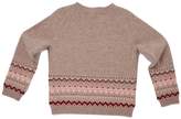 Thumbnail for your product : Marie Chantal Girls Fair Isle Cashmere Sweater - Chocolate
