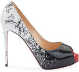 Thumbnail for your product : Christian Louboutin New Very Prive 120 Degraloubi Red Sole Pumps