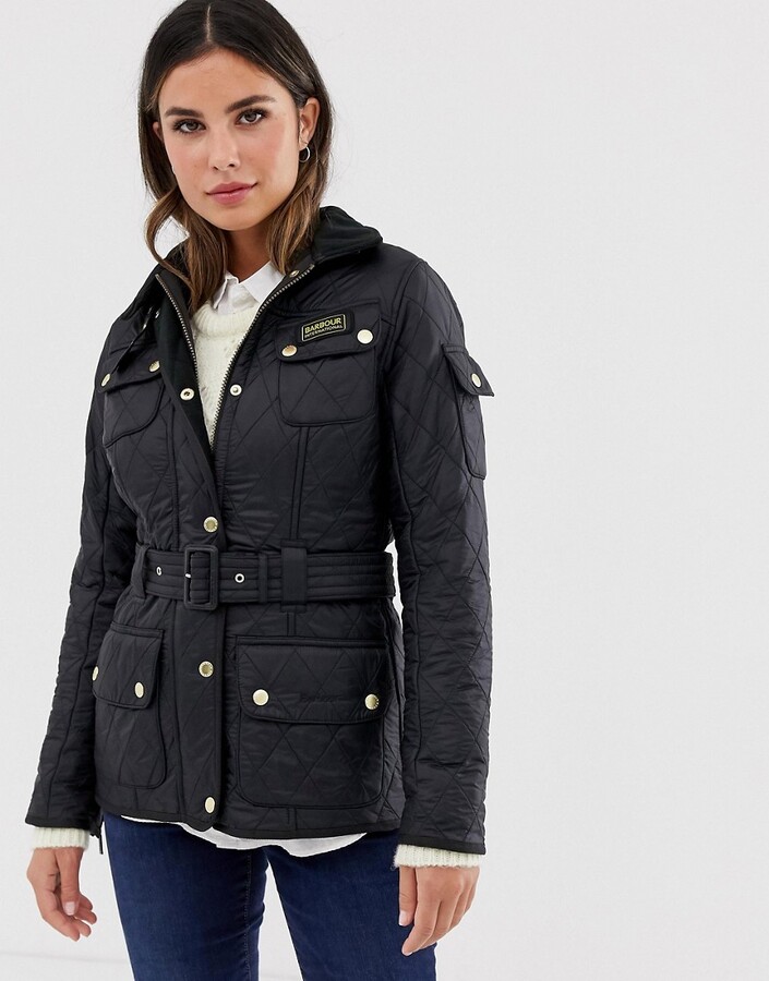 Barbour International Polarquilt classic jacket in black - ShopStyle