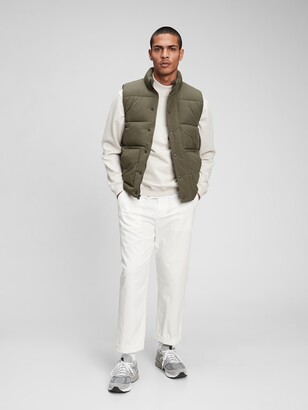Gap 100% Recycled Nylon Puffer Vest - ShopStyle Outerwear