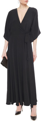 Diane von Furstenberg Wrap-effect Silk Crepe De Chine Maxi Dress