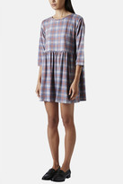Thumbnail for your product : Topshop Check Smock Dress