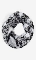 Thumbnail for your product : Express Fuzzy Aztec Knit Snood