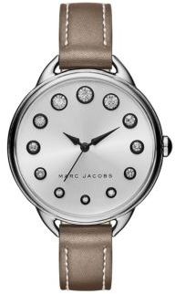 Marc Jacobs Betty Stainless Steel & Metallic Leather Strap Watch