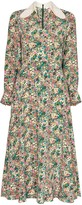 Thumbnail for your product : See by Chloe Floral-Print Long-Sleeve Midi Dress