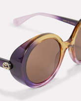 Thumbnail for your product : Gucci Gradient Glamorous Round Sunglasses