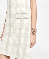 Thumbnail for your product : Brooks Brothers Textured Dobby Cotton-Blend Plaid Dress