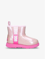 Thumbnail for your product : UGG Classic Clear Mini II woven boots 5-10 years