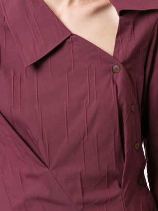 Palmer Harding Asymmetric Piped Detail Shirt