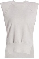Collins Recycled Knitwear Padded Shoulder Tank