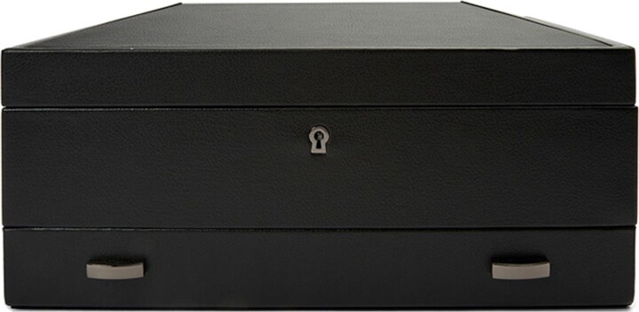 Wolf British Racing 10 Piece Watch Box with Drawer