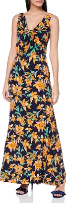 Gina Bacconi Women's Mildred Floral Print Maxi Dress Cocktail