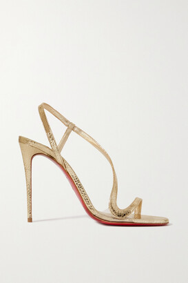 Lad os gøre det slump Catena Christian Louboutin Women's Gold Sandals | ShopStyle