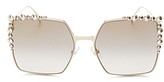 Thumbnail for your product : Fendi Women's Embellished Oversized Square Sunglasses, 60mm