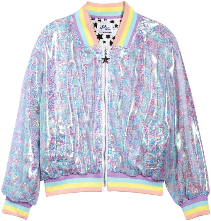 sequin girl jacket