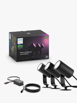 Thumbnail for your product : Philips Hue White and Colour Ambiance Lily LED Smart Outdoor Stake Lights, Set of 3