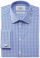 Thumbnail for your product : Charles Tyrwhitt Blue gingham check extra slim fit shirt