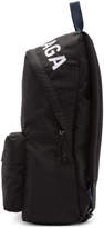 Thumbnail for your product : Balenciaga Black and Navy Wheel Backpack