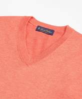 Thumbnail for your product : Brooks Brothers Supima Cotton V-Neck Sweater