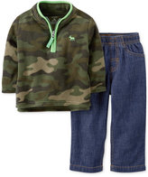 Thumbnail for your product : Carter's Baby Boys' 2-Piece Microfleece Pullover & Pants Set
