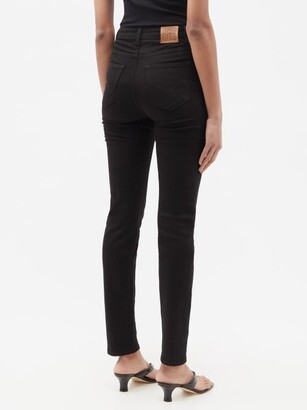 Totême New Standard High-rise Slim-leg Jeans - Black - ShopStyle