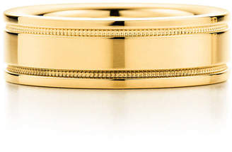 Tiffany & Co. Essential Band double milgrain ring