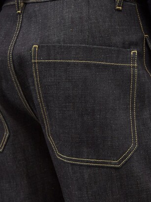 Studio Nicholson Bill 102 Selvedge-denim Wide-leg Jeans - Blue