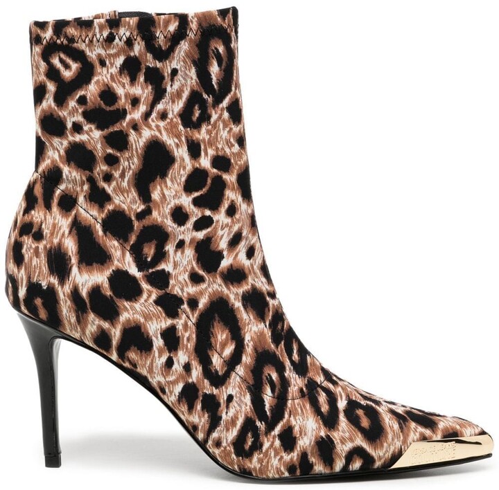 ankle boots leo print