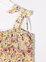 Thumbnail for your product : Philosophy di Lorenzo Serafini Kids Micro-Pleat Floral Print Sundress