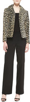Thumbnail for your product : Neiman Marcus span class="product-displayname"]Open-Front Leopard-Print Jacket[/span]