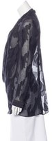 Thumbnail for your product : Helmut Lang Surplice Jacquard Top