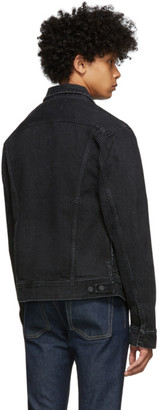 Moussy Vintage Black Denim Oversize Jacket